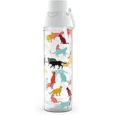 Tervis Venture Lite Pet Love Made in USA Double Walled Insulated Tumbler Travel Cup Keeps Drinks Cold & Hot, 24oz Water Bottle, Cat Pounce Love