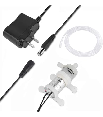 HWEIH Pompa Elettromagnetica 33DCB 16W – AC230V, Per Ferri Da Stiro E Vaporizzatori, Portata 60-180 Ml/min, Pressione 2-4 Bar
