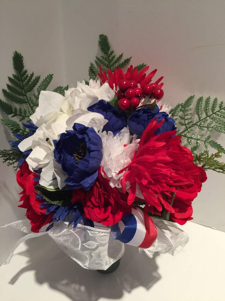 GRAVE DECOR CEMETERY MARKER FUNERAL ARRANGEMENT