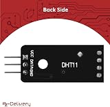 AZDelivery KY-015 DHT11 DHT-11 Temperature Humidity Sensor 3.3V 5V Arduino view 3