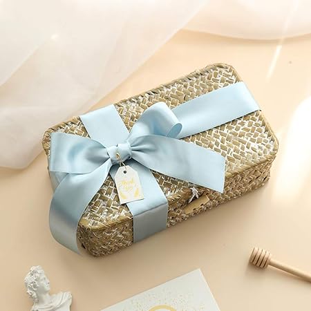 XYYBZH Navidad Caja de Regalo con la Mano del Regalo Mujer Dama de la Cesta de