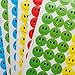 ONUPGO Pack of 2340 Happy Face Stickers Incentive Stickers, 19mm Round Behavior Sticker Circle Dots Labels Labels, Great for Teachers, Parents, Arts, Crafts, Reward Charts