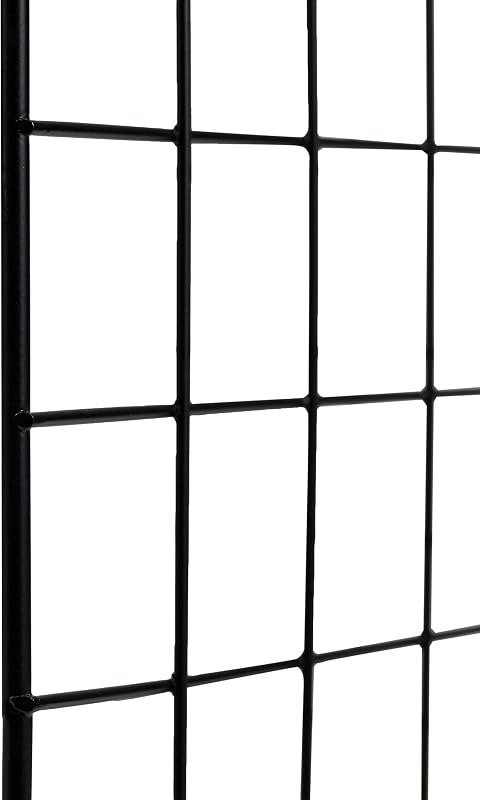 Stapelbare Aufbewahrungsregale mit 6 Würfeln aus Drahtgitter, 66 x 32 x 96.5 cm, Schwarz