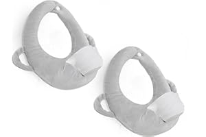 FIKETLXU 2 Pack Baby Pillow,Breastfeeding Pillow,Nursing Cushion for Bottle Feeding Comfort,Arm & Wrist Relief Pillow for Infant Care（Gray）