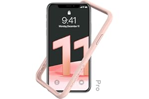 RhinoShield Bumper Case Compatible with [iPhone 11 Pro] | CrashGuard NX - Shock Absorbent Slim Design Protective Cover 3.5M / 11ft Drop Protection - Blush Pink