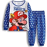 youenyou Toddler Boys Long Sleeve Pajamas Sets Pjs Cotton Sleepwear Infant Kids (MB, 5T)