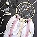 OFNMY Handmade Feathers Dream Catcher Pink Kids 6.3