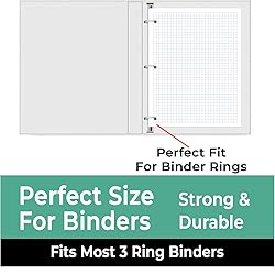 Rosmonde Loose Leaf Paper Bulk, 3600 Sheets, 24