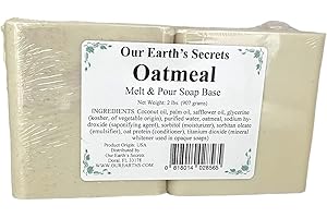 Our Earth's Secrets - Oatmeal 2 Lbs Melt and Pour Soap Base