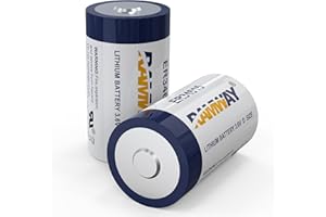 KBT KEEP BETTER TECH KBT 2Pack 3.6V ER34615 D Cell Batteries, 19000mAh High Capacity Li-SOCL₂ Non-Rechargeable D Size Battery