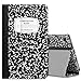 MoKo Case for All-New Amazon Fire 7 Tablet (7th Generation, 2017 Release Only) - Slim Folding Stand Cover Case for Fire 7, Notebook BLACK (with Auto Wake / Sleep)