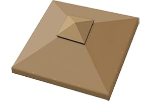 BenefitUSA 119x119 Gazebo Canopy Replacement Top Double Tiered Canopy Top Cover (Tan)