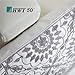 HWY 50 Gray Grey Decorative Throw Pillow Covers 18x18 Inch (1 Piece), Embroidered Cotton Farmhouse Cushion Cover Pillow Case for Sofa Couch Living Room Bed, Little Sunflower
