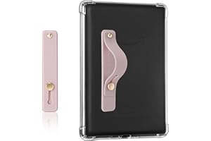 CoBak Hand Strap Holder for Kindle/Tablet - Lightweight TPU One-Handed Grip with Strong Stick, Stand for Phone, Adjustable Ti