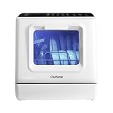 Tabletop Dishwasher Countertop Dishwasher With Water Tank, Portable Dishwasher Countertop With 6 Wash Programs Support 2 water supply modes. Lavaplatos for Apartments, Rvs.