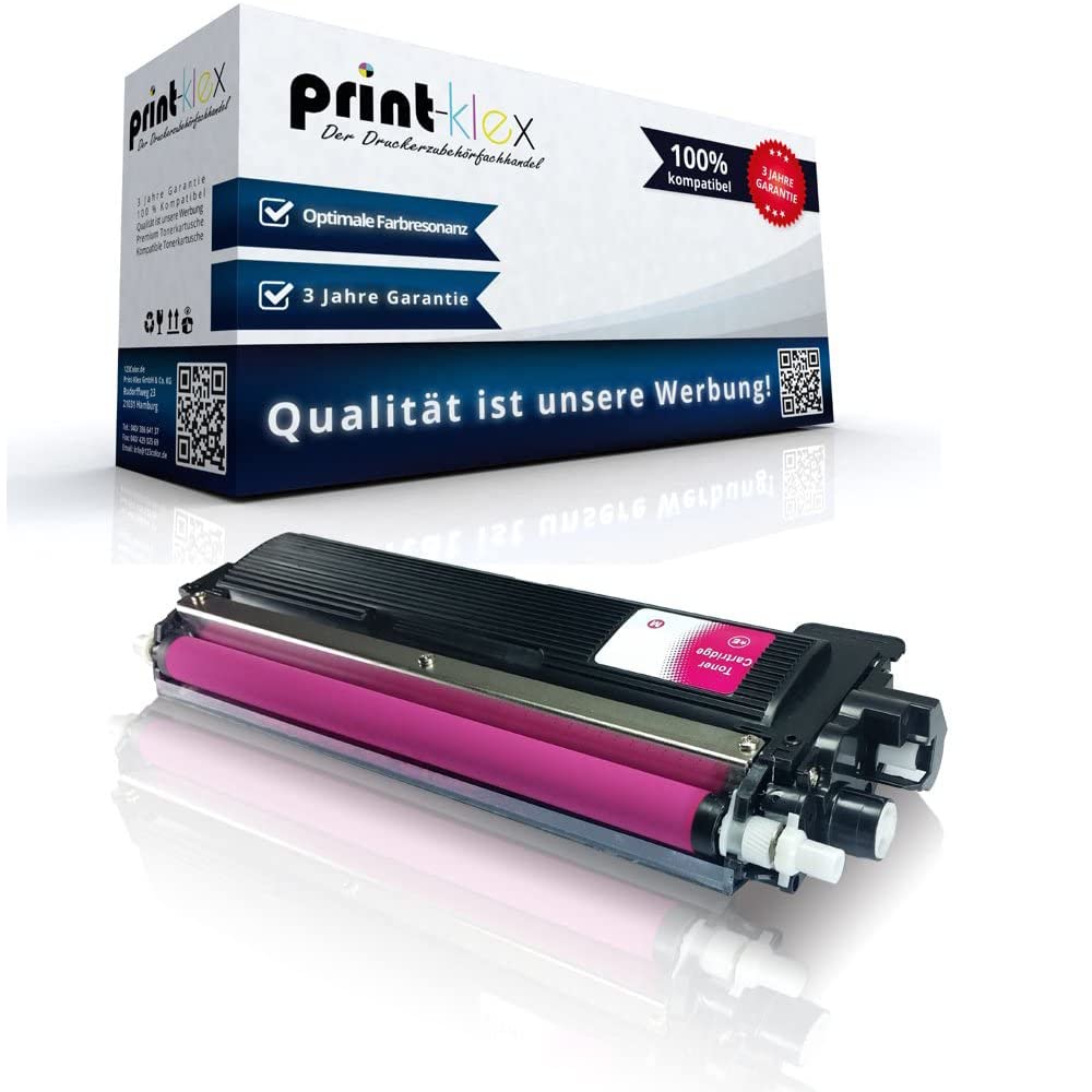 Print-Klex Compatible Laser Toner Cartridge for Brother DCP 9017 CDW 9022 CDW MFC 9142 CDN 9332 CDW 9342 CDW HL 3142 CW 3152 CDW HL 3172 CW TN242 242 TN 242 M Magenta Color Line Series