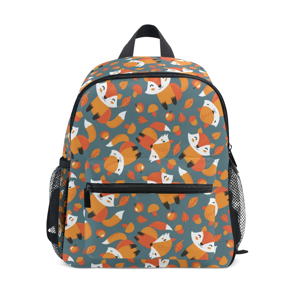 ALAZA Boys Girls Children's Backpack with Chest Strap, Kids Little Backpacks Toddler Rucksack Cute Fox Small Schoolbag Bookbag