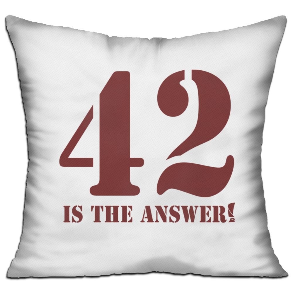 Cheap Dkretro 42 Is The Answer Throw Pillows Include Pillow
