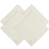VIPbuy 4 Pack (8" x 8") Natural Chamois Cleaning