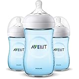 Philips Avent 9oz Natural Baby Bottles 3-Pack - Blue