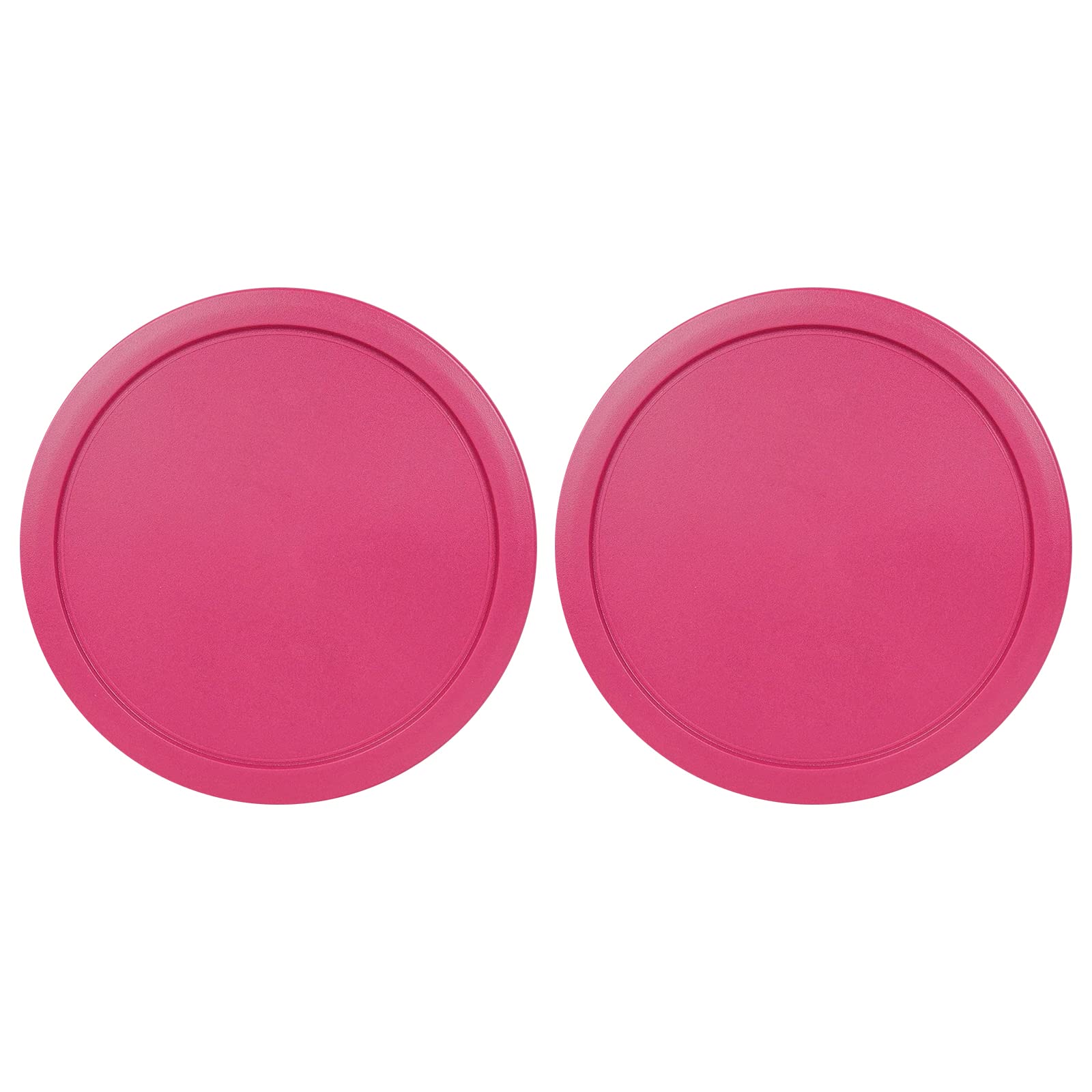 Photo 1 of Replacement Lids for Pyrex 4-Cup Glass Food Storage Container Bowls, 6-Inch Plastic Round Lids Covers fits Pyrex 7201-PC, Airtight & Leakproof (2-Pack, Fuchsia)
