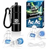 Hearprotek High Fidelity Concert Ear Plugs, Noise Reduction Music Earplugs, Hearing Protection for Musicians, Festival, DJ’s,