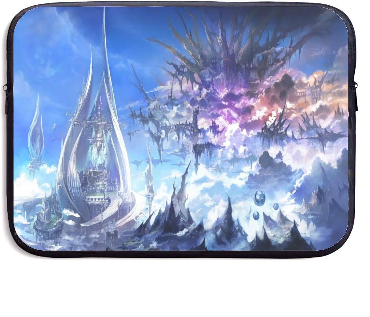 Final Fantasy Tablet Sleeve Case Compatible with 2020 Ipad Pro 11 Inch,Ipad Air 3 Laptop Sleeves,Ipad Pro,Ipad, Surface Go, Samsung Galaxy Tab,Polyester Pattern Vertical Bag,15 Inch