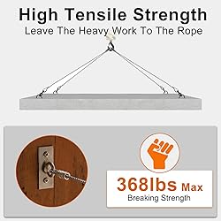RECTOO 100FT 1/16" Wire Rope Kit, 7x7 Marine