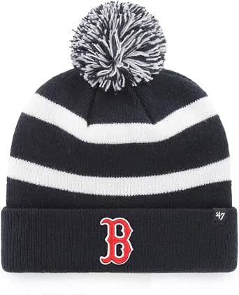 Red Sox Navy Cuff Breakaway Beanie Hat 