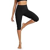 ODODOS Buttery Soft Lounge Yoga Capris for Women, 14" / 19" / 21" High Waist Capri Leggings