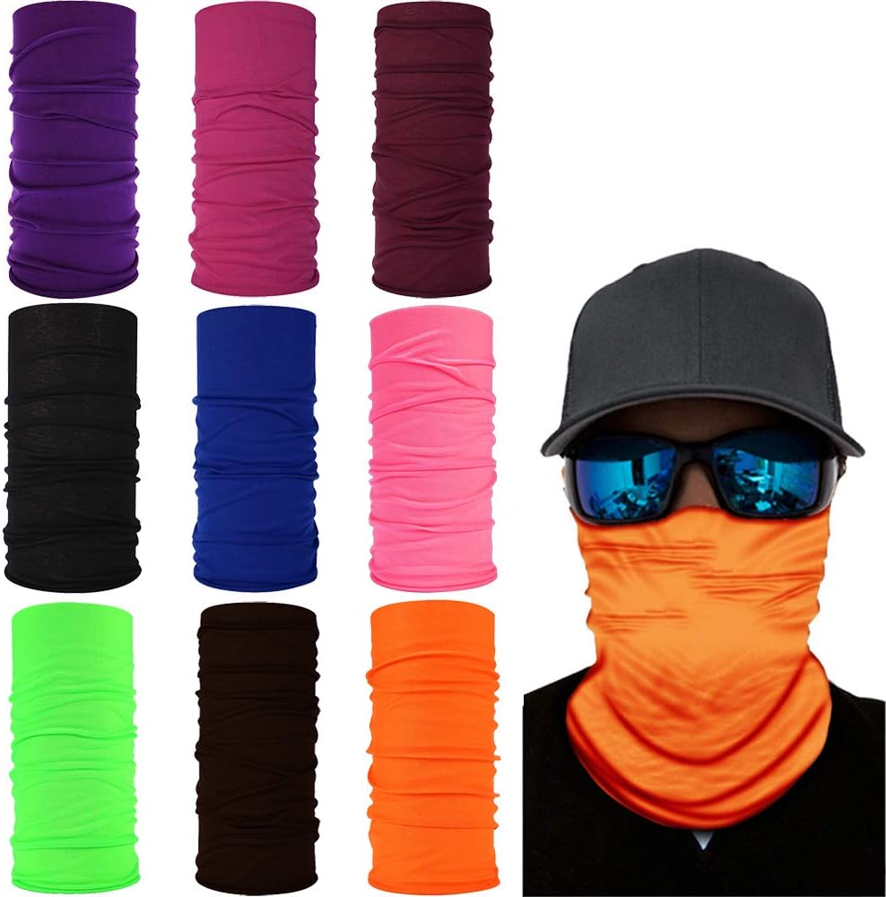 Ambielly Sport Headwear Bandana - Snood Face Mask Face Bandanas Scarf - Headband Snoods For Men Sport
