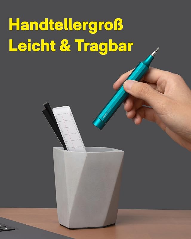 24 in 1 Feinmechaniker Schraubendreher Set, Magnetisch Präzision, Grün