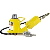 ESCO 10399 Yellow Jackit Air Hydraulic Bottle Jack, 20 Ton Capacity, 10.25 Inch Height 14 Inches Height
