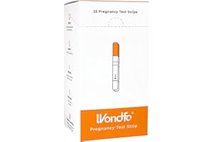 Wondfo Pregnancy Test Strips - Highly Sensitive HCG Detection 25 mIU/ml, Home Test of Reliable Result - 400 Count