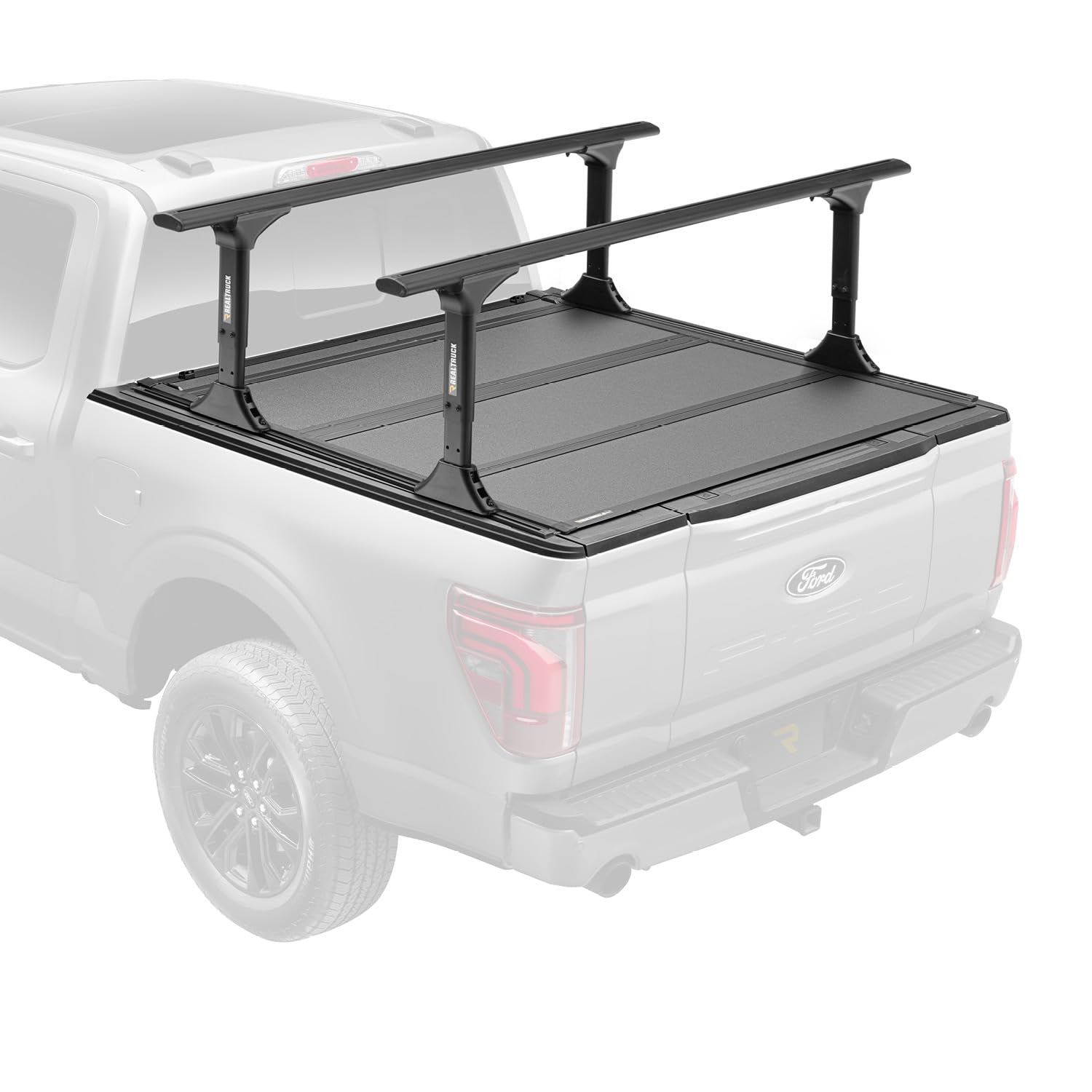 Photo 1 of RealTruck BAK MX4 TS Hard Folding Truck Bed Tonneau Cover | 449538TS | Fits 2022-2025 Nissan Frontier w/or w/o Track System 5' 0" Bed (60")