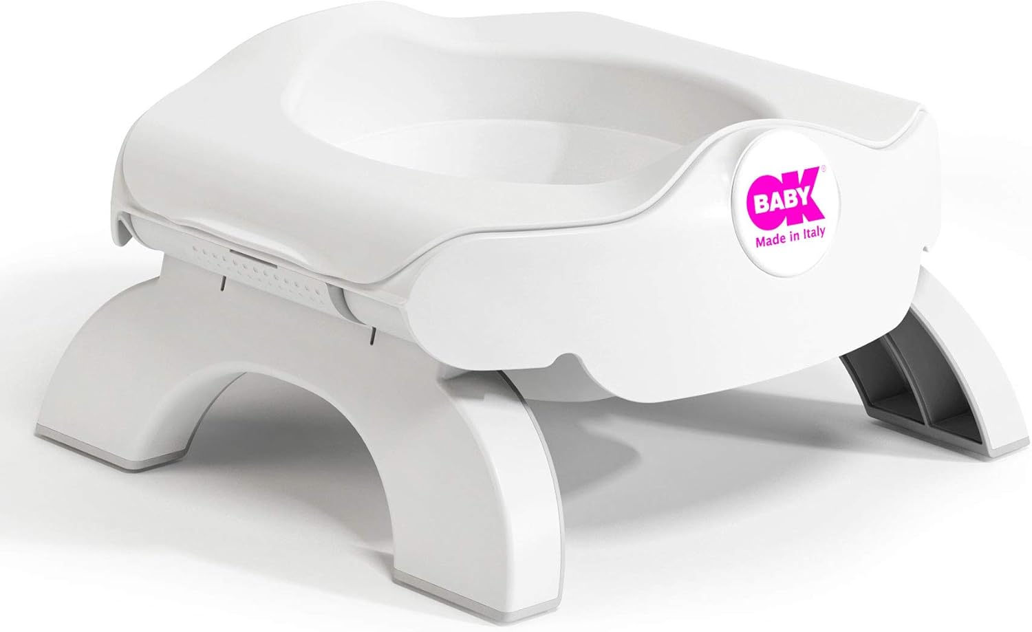OKBaby Roady 3in1 Potty, Travel Potty and Toilet Training Seat, White