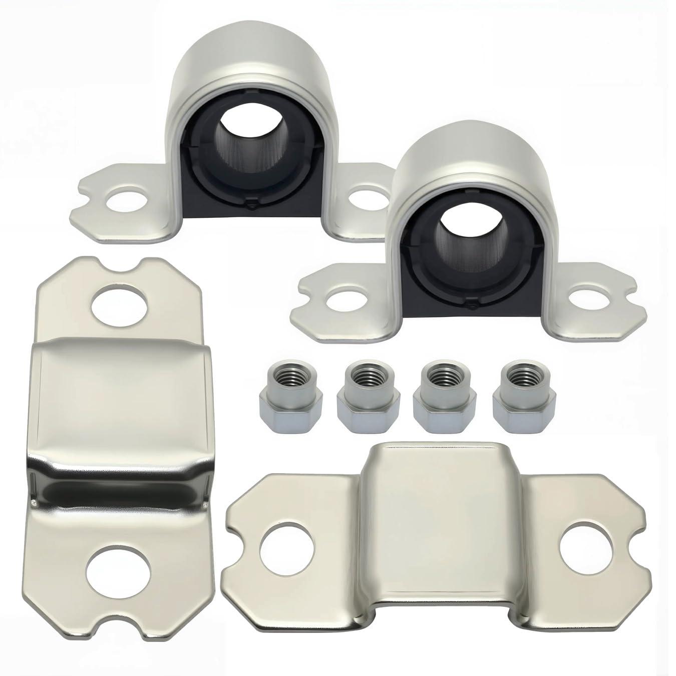 Photo 1 of 3C0411303AA Front Stabilizer Bar Bushing Kit for 2006-2018 VW Passat/Tiguan & Audi Q3 Sportback - Direct Fit Anti-Roll Bar Link Bushings Pair (Left & Right Suspension Components)