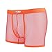 KAYIZU Brand Men's Underwear Sexy Mesh Transparent Boxer Brief (4-Pack)