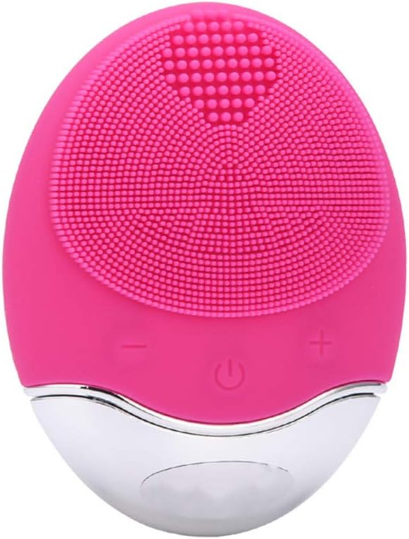 High Quality Bamboo Charcoal Silicone Facial Cleansing Brush,Wireless Charging for Face Cleaning, Sonic Care Vibrating for Deep Cleaning