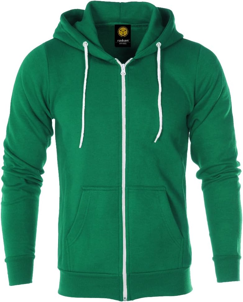 Apparel Flex Fleece Zip Up Hoody Hoodie Jumper Mens Size