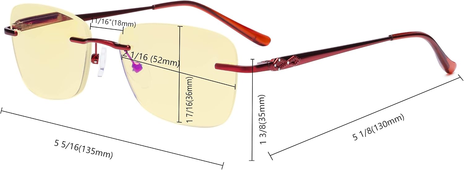 Eyekepper Frameless Blue Light Blocking Glasses - Image 5