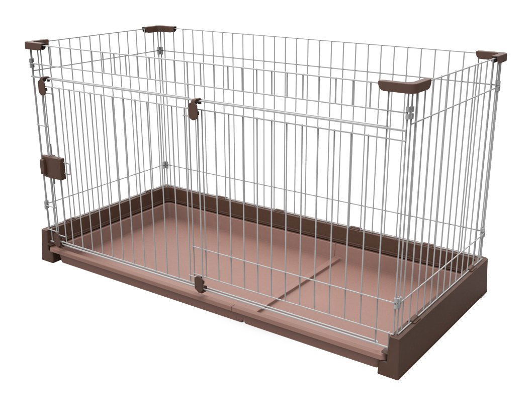 マルカン お手入れらくらくサークル L ブラウン商品画像