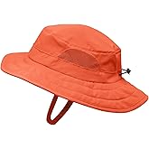Connectyle Kids Sun Hat for Boys Girls Wide Brim Bucket Hat UPF 50+ Sun Protection Hat Breathable Summer Beach Hat