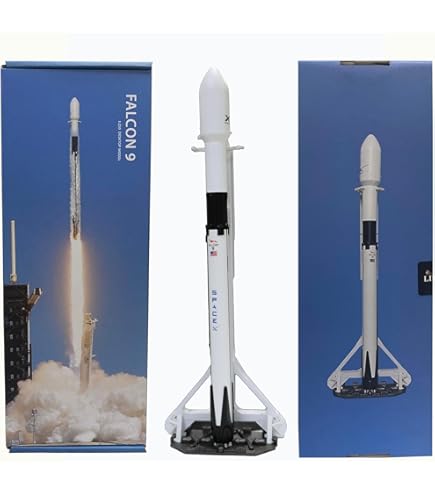 Amazon.com: wltk SpaceX Falcon 9 STRONGBACK 1/233 Diecast Rocket