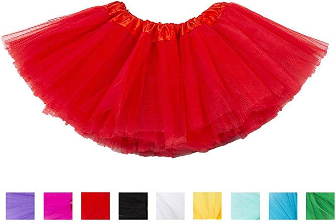 Tutu Skirt Children Skirt Classic 4 Layers Tulle Tutu Skirt for Birthday Party Holiday Party