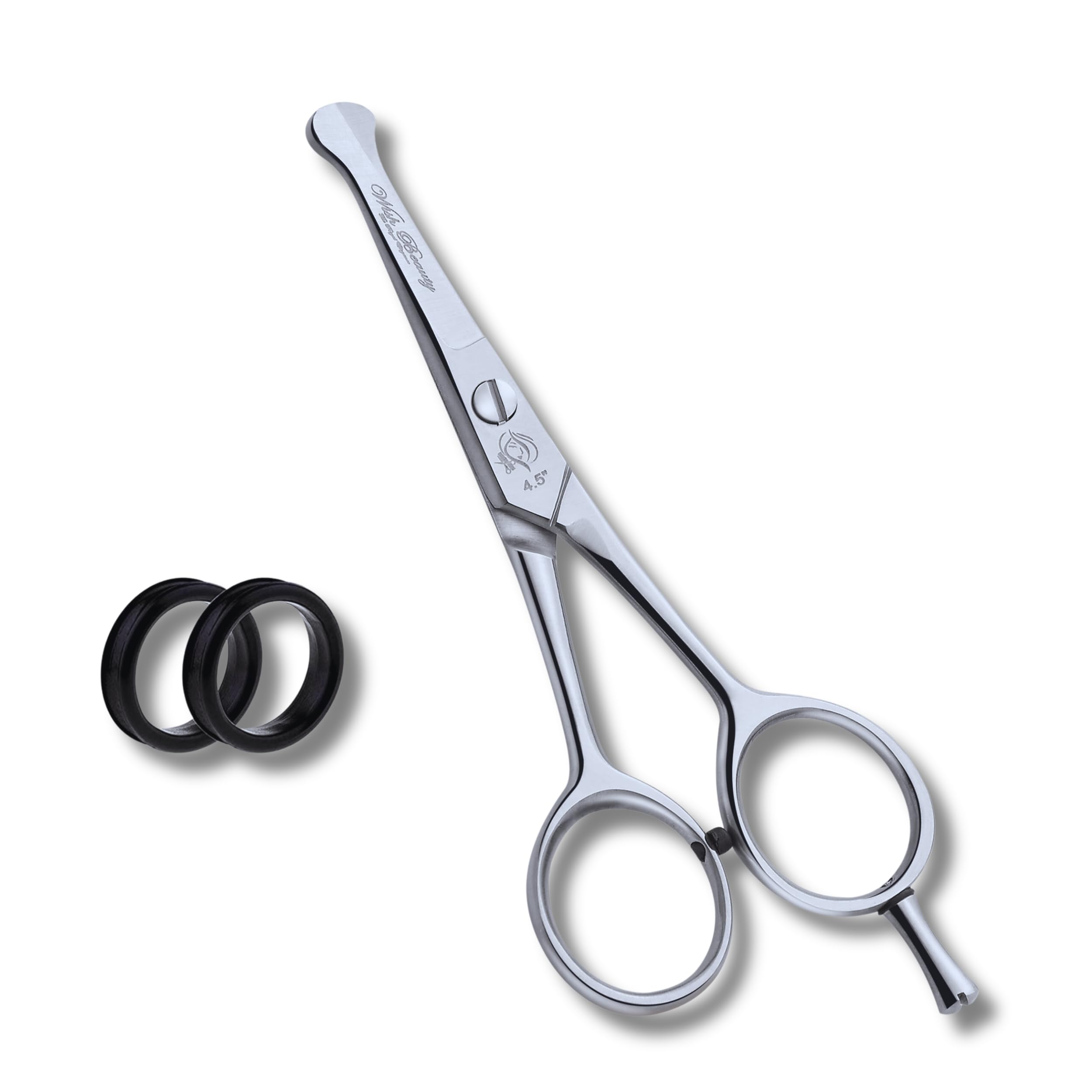 Glamified Glam Pet Grooming Shears,4.5" Dog Eye Cutter Scissors Stainless Steel W/Safety Rounded Tips for Professional Pets Dogs Cats Grooming Tool