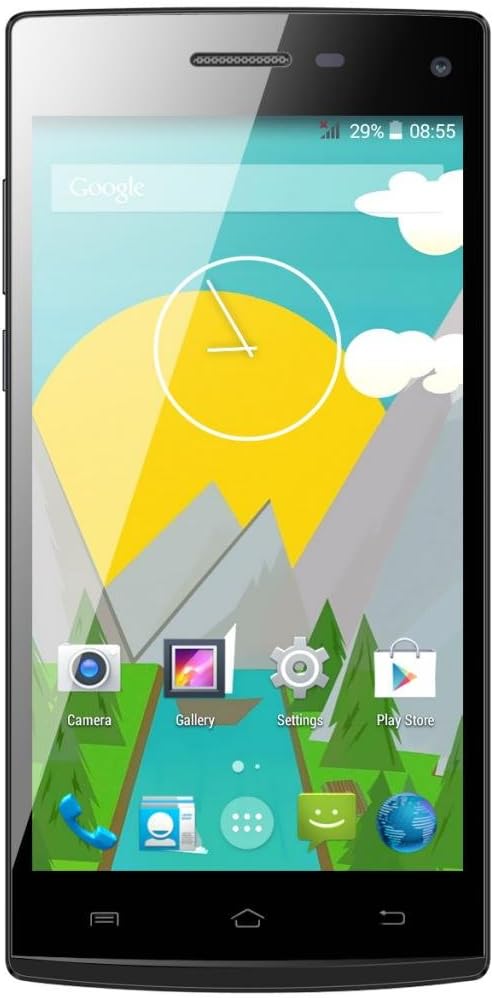 AXGIO Neon N2Q 5" 5inch qHD OGS MTK6592M 8-core Octa Core Android 4.4.2 3G OTG Phone 2 SIM 1GB RAM 8GB ROM Mobile Phone Smart Phone Cellphone with Smart Wake 8MP Camera Bluetooth 4.0 GPS (Black)