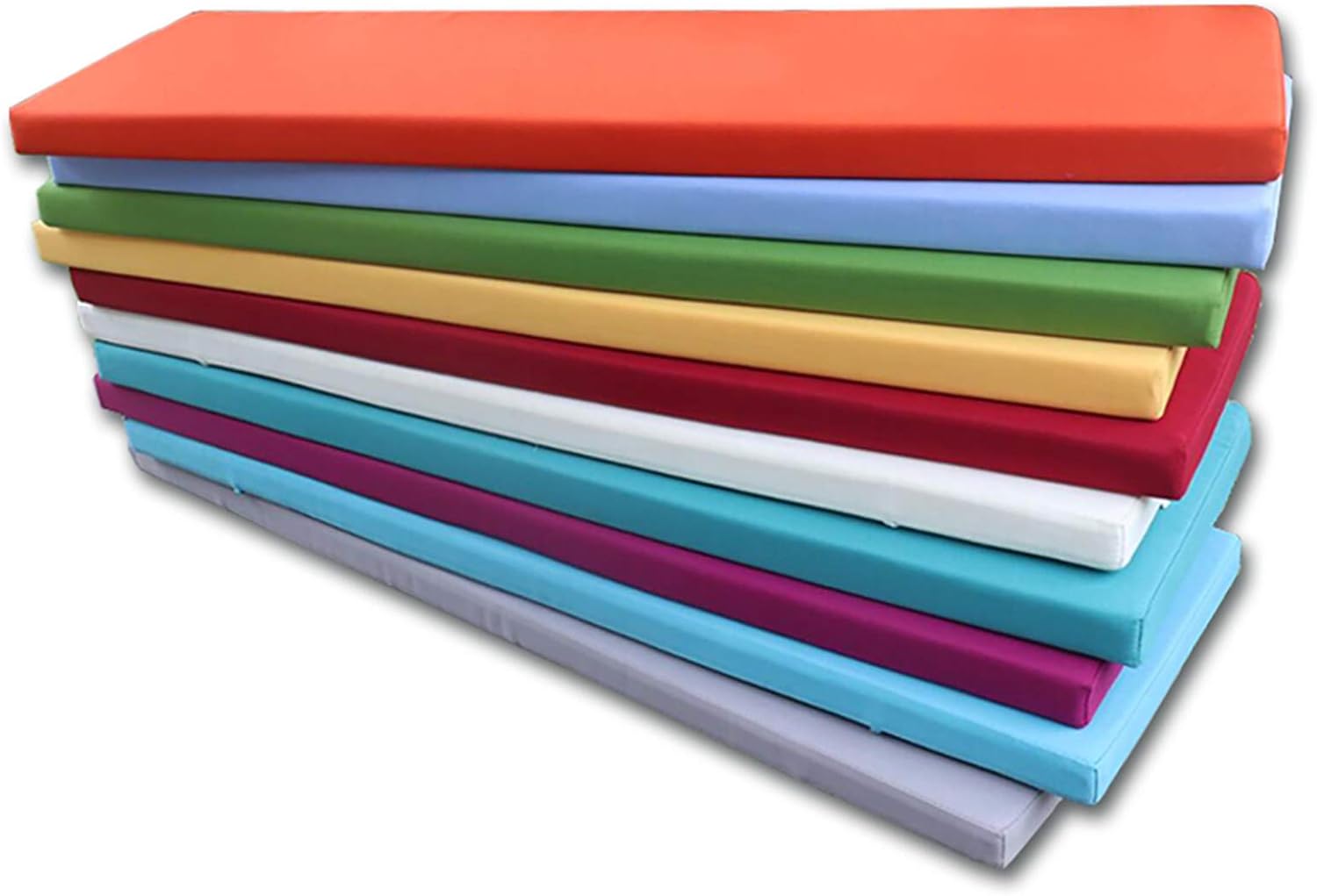 WJJS Rectangular Sponge Cushion,Waterproof And Washable Cushion,Bench Sofa CushionA003 59x11