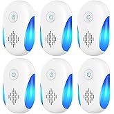 Ultrasonic Pest Repellent 6 Pack Plug in Pest Control Ultrasonic Repellent for Mice Cockroach Spider Ant Mosquito Bug Insect Repeller