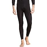 Mens Silk Thermal Underwear Long Johns Pants Knit Mulberry Silk Lightweight Base Layer Bottom Legging for Cold Weather